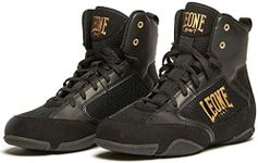 LEONE 1947 Premium Boxing Shoes - Premium - Unisex, Unisex_Adult, Black, 40