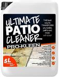 Pro-Kleen Ultimate Patio Cleaner - Deeply Cleans Patios & Drives to Remove Dirt & Grime - Removes Black Spots & Lichen - Concentrated Formula - Covers up to 25m2 (5 Litres)