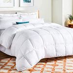Chahit Cotton 30% Goose Down, 70% Feather King Comforter White 1 Piece (90"X 100")