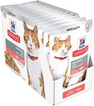 Hill's Science Diet Young Adult Wet Cat Food, Neutered Cat, Salmon, 85g, 12 Pack, Cat Food Pouches