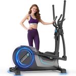 Neezee Elliptical Cross Trainer, Ultra Quiet Cross Trainer for Home Use with 16 Levels Resistance, 8KG Flywheel, 16.5IN Stride, Max Weight 150KG