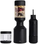 Beast Blender Tonal | Kitchen Countertop Design | Blend Smoothies and Shakes, Dressings, Sauces, Dips | Stainless Steel Bottle | Straw Cap and Straws Included | 1000W (Carbon Black)