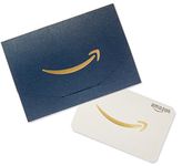 Amazon.ca Gift Card for any amount in a Navy and Gold Mini Envelope