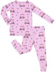 LollyBanks Toddler Pajamas,Viscose from Bamboo Sleepwear Set for Kids
