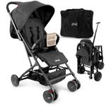 Jovial, Travel Stroller, Baby Stroller, Lightweight, Umbrella Stroller, Compact Stroller, Reclining Seat, Easy One Hand Fold, Sun Canopy, Safety Harness, For Infants, Toddlers,Storage Bag Included