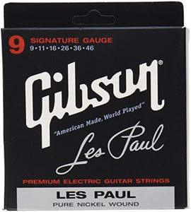 Gibson Les Paul Premium Electric Guitar Strings, Signature Gauge 9-46