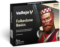 70101 Model Colour Folkstone Basics 16 Colour Acrylic Paint Set