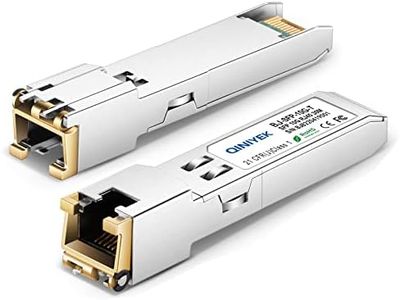 [Pack of 1] 1.25/2.5/5/10G-T SFP+ to RJ45 Transceiver, Copper Ethernet Module, Compatible for Cisco SFP-10G-T-S, MikroTik S+RJ10, Ubiquiti UF-RJ45-10G, Netgear AXM765, Netgear, TP-Link, Fortinet, 30m