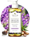 Tree To Tub Lavender Dry Hair Shampoo for Sensitive Scalp - Gentle Hydrating Dry Scalp Shampoo for Women & Men, Moisturizing Sulfate Free Shampoo w/Argan Oil, Chamomile, & Aloe Vera