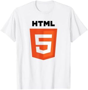 HTML5 HTML Logo, Diseñador Web Frontend Software Engineer Camiseta