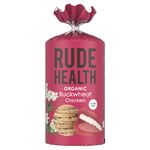 Rude Health 8 x 100g Organic Gluten-Free Buckwheat Crackers, Award-Winning, Healthy & Vegan, 100% Recyclable Packaging