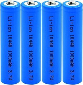 Licopow - Batería recargable de litio 10440 (3,7 V, 1000 mAh)