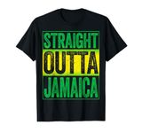 Straight Outta Jamaica T-Shirt Caribbean Party Shirt T-Shirt