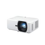 ViewSonic LS740HD Laser Projector, 5500 ANSI Lumens, Full HD 1080p, HDR/HLG & 4K Input Support, 3,000,000:1 Contrast, 30,000h Laser Life, 2x HDMI 2.0, H/V Keystone, 1.3x Optical Zoom, 15W Speaker