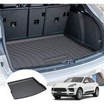 GAFAT Compatible with Porsche Macan 2015-2022 2023 Boot Mat, Macan Boot Liner, Anti-Slip Mats, Macan Mats, TPE Original 3D Scanner, Macan Accessories