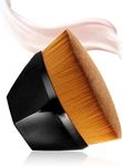 Foundation Makeup Brush Kabuki Face Blush Liquid Powder Flat Top Brush for Blending Liquid Cream Flawless Powder Cosmetics with Bonus Protective Case