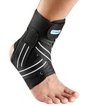 Fitomo Ankle Support for Sprained Ankle, Ligament damage, Weak Ankle, Ankle Brace for Men and Women with Removable Stabilizers for Injury Prevention and Recovery, Suitable for Wearing in Shoes