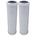2 Pack Flow-Pur 8 Carbon Block Filter Compatible Cartridge WCBCS-975-RV by American Water Solutions