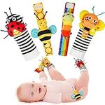 Infinno Baby Wrist Rattle Socks and