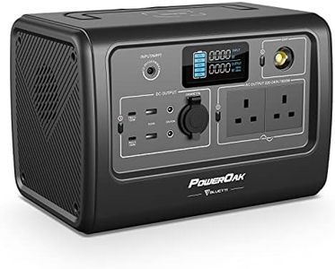 BLUETTI EB70 Portable Power Station with 716Wh Lithium Battery Solar Generator 1000W Inverter AC 230V / DC 12V / USB Outlets Outdoor Backup Power Supply for Travel Camping RV Emergency