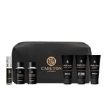 Carlton London Men grooming Travel Kit organizer - 110ml I Perfume 10ml I Body Lotion observe quickly Facewash reduce dullness Sunscreen lightweight Shower gel super hydrating and Shampoo Each 20ml I Pack of 6 for men and boys