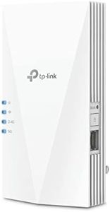 TP-Link AX1800 WiFi 6 Extender Internet Booster, Covers up to 1500 sq.ft and 30 Devices, Dual Band Wireless Signal Booster Repeater, Gigabit Ethernet Port, AP Mode, OneMesh Compatible(RE600X)