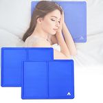 ACCURATE 2 Pack Cooling Gel Pillow | Multipurpose Gel Pads | Reusable Cooling Gel Pads | Perfect Solution for Humid Summer Nights or Night Sweats Also Improving Quality of Sleep (30x40cm)