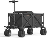 NAVEE 4X Lite Electric Wagon Cart, 700W Electric Wagon, 330 lbs Load | Dual Motor, 15% Grade Climb, 145L Cargo, 12.4-Mile Range, All-Terrain Wheels, Triple Brake System