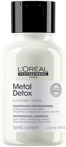 L'Oréal Professionnel Metal Detox Shampoo, Sulfate-Free Anti-Metal Cleanser for Color Treated & Damaged Hair, Reduces Breakage
