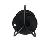 Audio2000'S ADC2716B Cable Reel, Capacity: 330' of 6mm Cable, Black