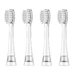 Dada-Tech Baby/Kids Electric Toothbrush Replacement Heads for DT-BB1, DT-K6, SG-513, SG-977 - Pack of 4 (Medium)