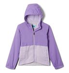 Columbia Girls Rain-Zilla Rain Jacket, Paisley Purple/Morning Mist, X-Small US