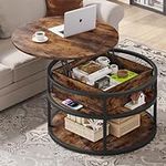 DWVO Round Coffee Tables for Living