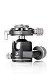 Benro GX35 Low Profile Ballhead with PU56 Plate, 35kg/77lb Capacity, Dual Panning, Aluminum, Arca-Swiss, Ultralight, Secure Locking Mechanism