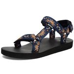 CIOR Women's Sport Sandals Hiking Sandals Yoga Mat Insole Outdoor Light Weight with Arch Support Navy