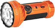 OLIGHT Marauder Mini 7000 Lumens Powerful LED Torch, 600-meter Spotlight Beam, Rechargable Light with Both Flood and Throw (Orange)