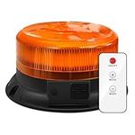 AnTom LED Strobe Lights,Wireless Remote Control Flashing Light-12-24v High Brightness Battery Beacon Lights,Magnetic Base Amber Light,Vehicle Emergency Flashing Warning Light