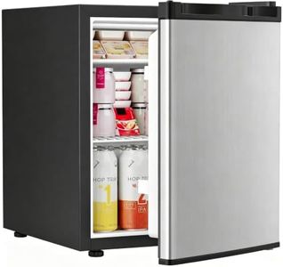 Antarctic Star Mini Upright Freezer -1.2 cu.ft Compact freezer with Removable Shelves and Adjustable Thermostat,perfect for Home/Kitchen/Office(Red)