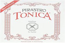 Pirastro 4120BALL Tonica Synthetic Core Violin String Set, E-Ball Envelope, 4/4 Size