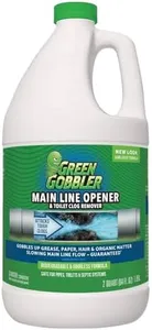 Green Gobbler Ultimate Main Drain Opener | Drain cleaner Hair Clog Remover | Works On Main Lines, Sinks, Tubs, Toilets, Showers, Kitchen Sinks | 64 fl. oz.