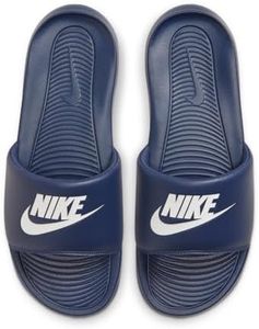 NIKE Women W Victori One Slide Print, Midnight Navy White Midnight Navy, 11 US