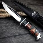 Fixed Blade Columbian SA85 Knife with Sheath Hunting Survival Knife for Camp- 30.7cm