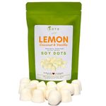 LEMON COCONUT VANILLA Scented Wax Melt Soy DOTS-200+ Hours of Canadian-made Aromatic Bliss-Eco Responsible candle Rice Paper Pouches reduce plastic waste-Use in your favourite candle wax melter