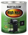 Rust-Oleum 778502 Specialty High Heat Protective Enamel, Satin Black, 1-Quart