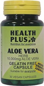 Health Plus Aloe Vera 5000mg Digestive Health Plant Supplement - 30 Gelatin Free Capsules