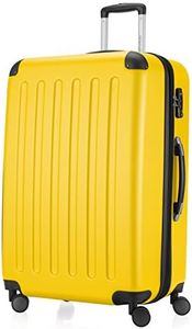 Hauptstadtkoffer Spree - Carry on Luggage Suitcase Hardside Spinner Trolley Expandable 20“ TSA, Yellow, 55 Centimeters
