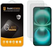 Supershieldz (2 Pack) Anti Glare (Matte) Screen Protector Designed for iPhone 16 / iPhone 15 (6.1 inch) [Tempered Glass] Anti Fingerprint, Anti Scratch, Bubble Free