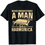 Cool Harmonica Art For Men Boys Har