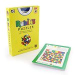 Ginger Fox Rubik's Cube 50 Puzzle Cards To Test Your Brain Power - Suitable For Players Aged 14 Years+