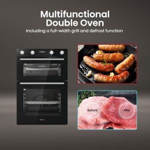 Hisense Built-In Electric Double Oven, Stainless Steel – Extra Large